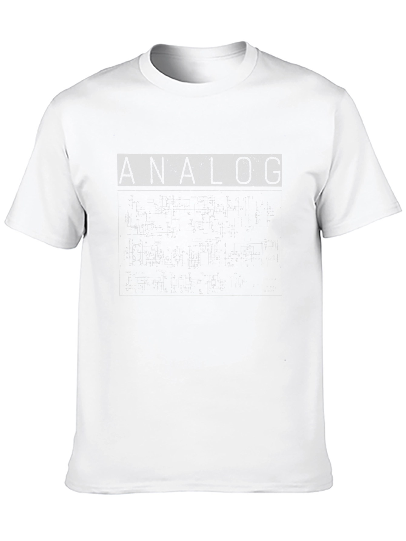 Analog Design T-Shirt - Retro Style Graphic Tee