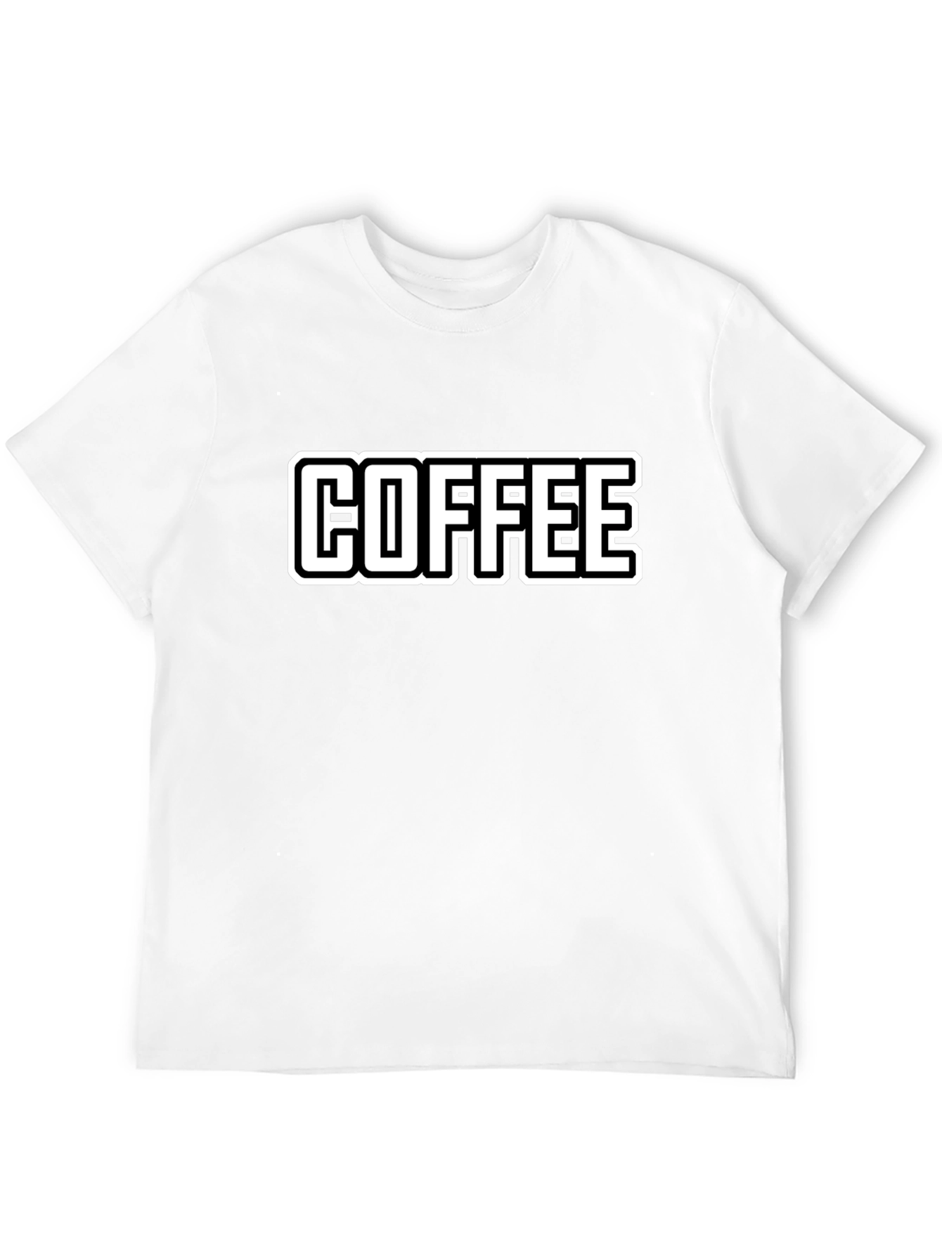 Coffee Graphic Tee - Black Casual Style