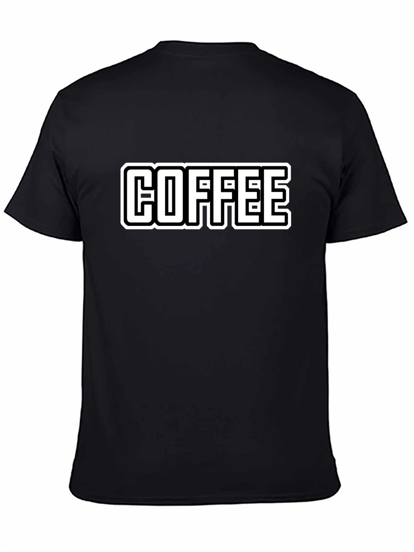 Coffee Graphic Tee - Black Casual Style