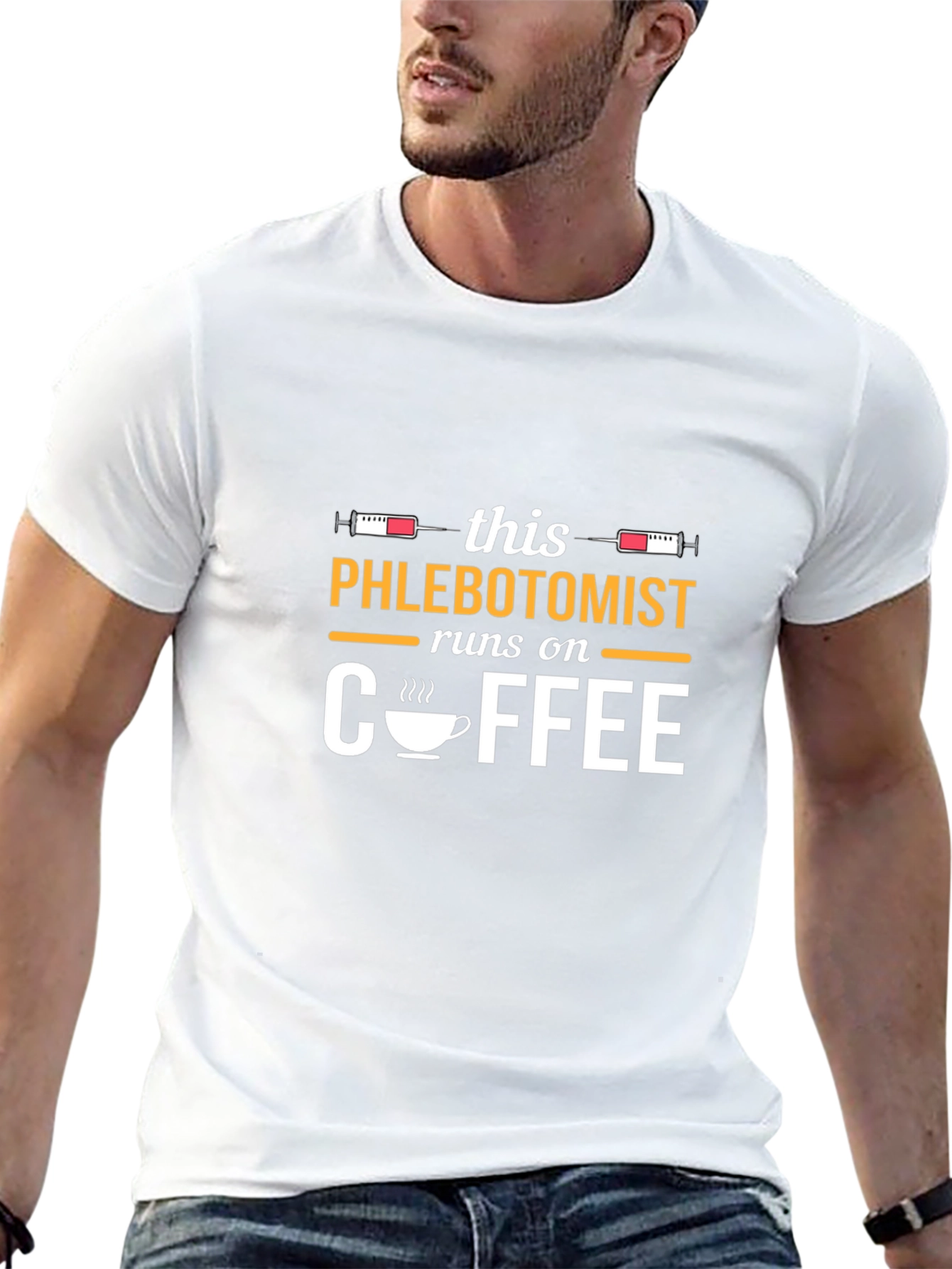 Phlebotomist Runs On Coffee T-Shirt