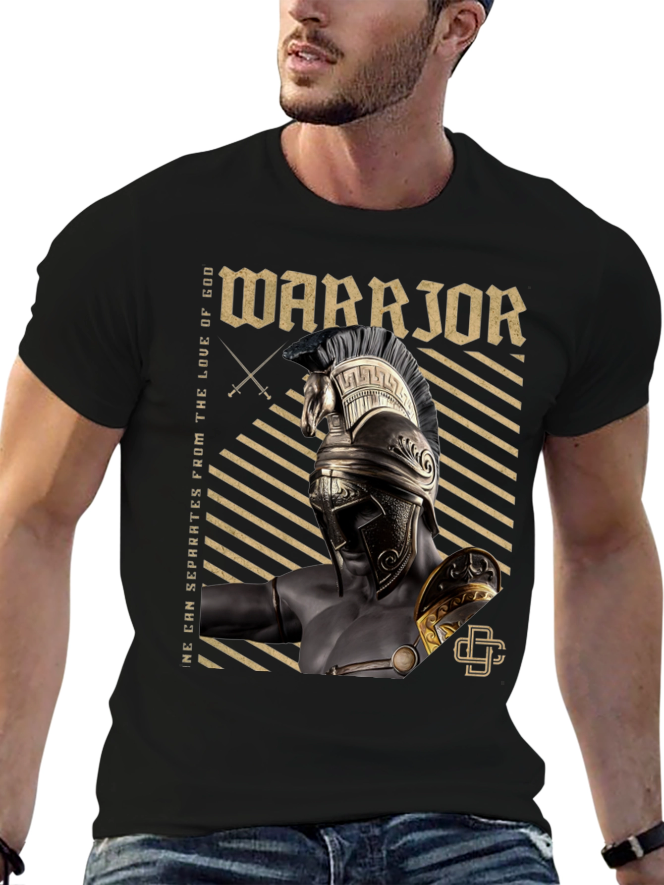 Warrior Graphic Tee - Black