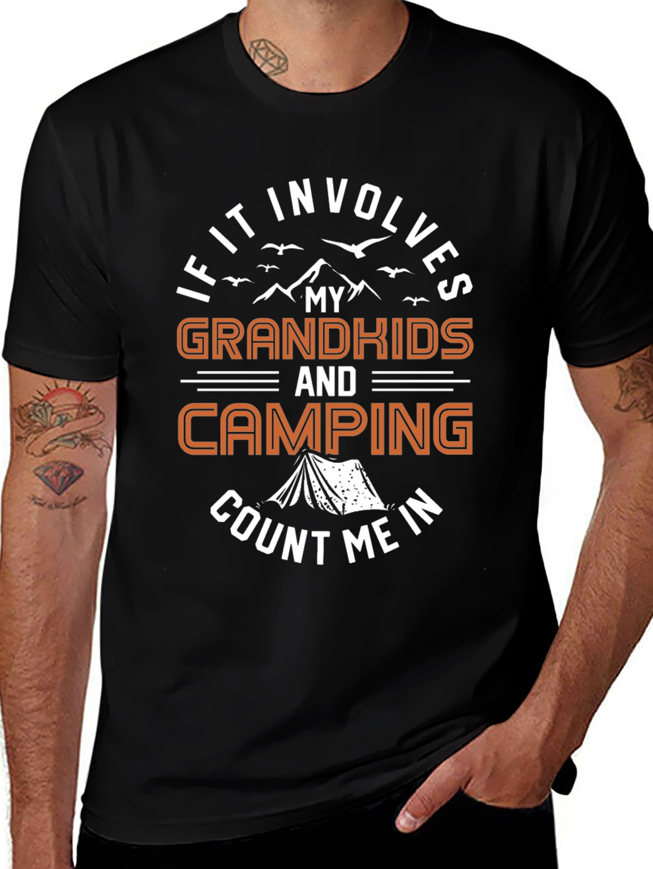 Grandkids & Camping T-Shirt