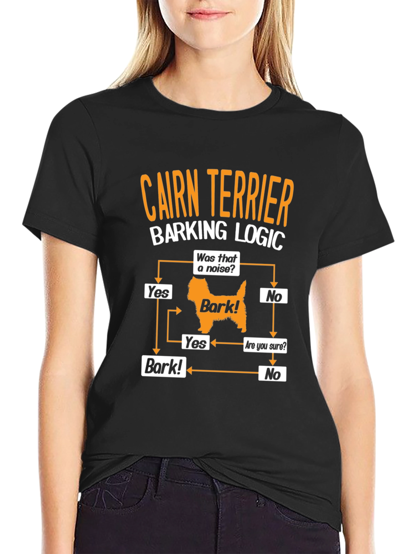 Cairn Terrier Barking Logic T-Shirt