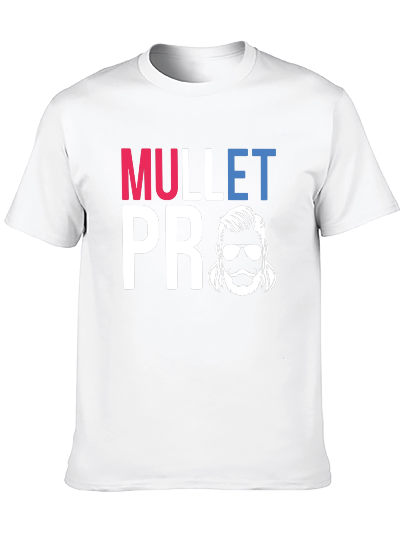 Mullet Pro Graphic Tee - Retro Haircut Shirt