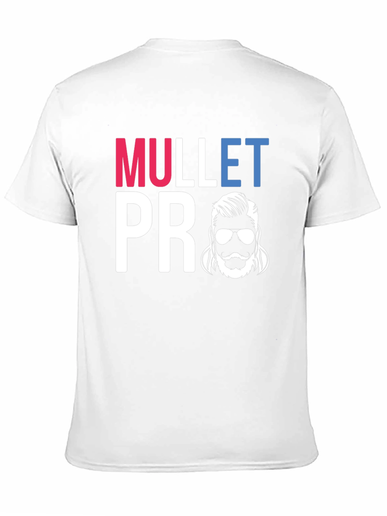 Mullet Pro Graphic Tee - Retro Haircut Shirt