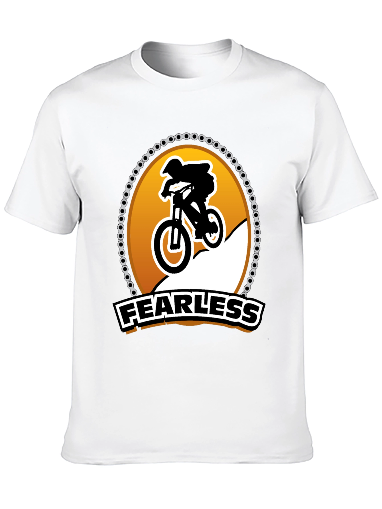 Fearless Biker Graphic T-Shirt