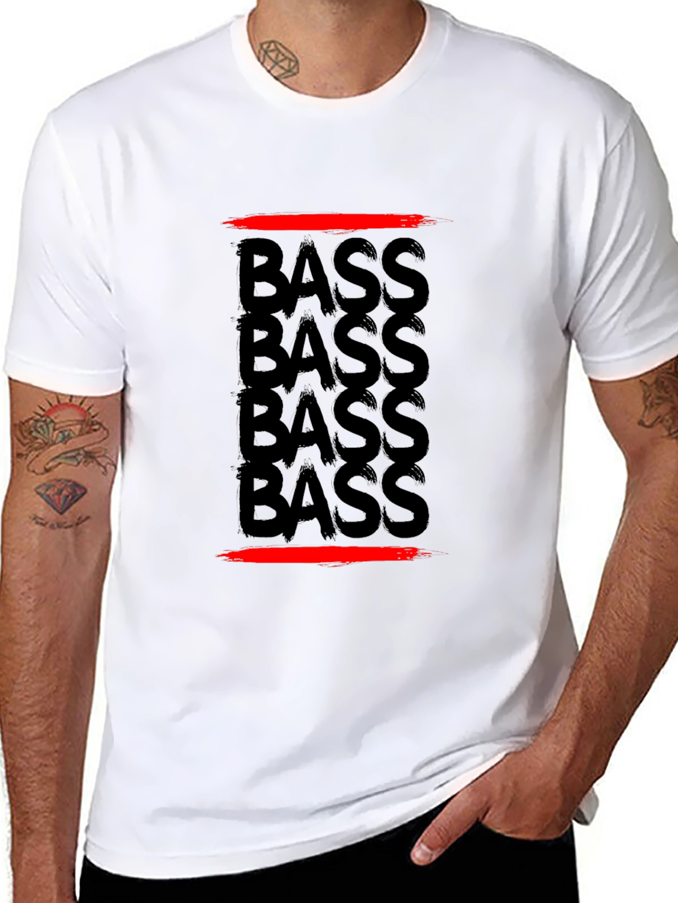 Bass Music T-Shirt - Black Graphic Tee