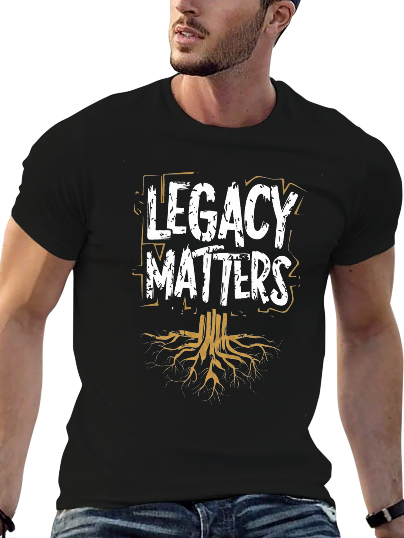 Legacy Matters Graphic Tee - Black Cotton Shirt