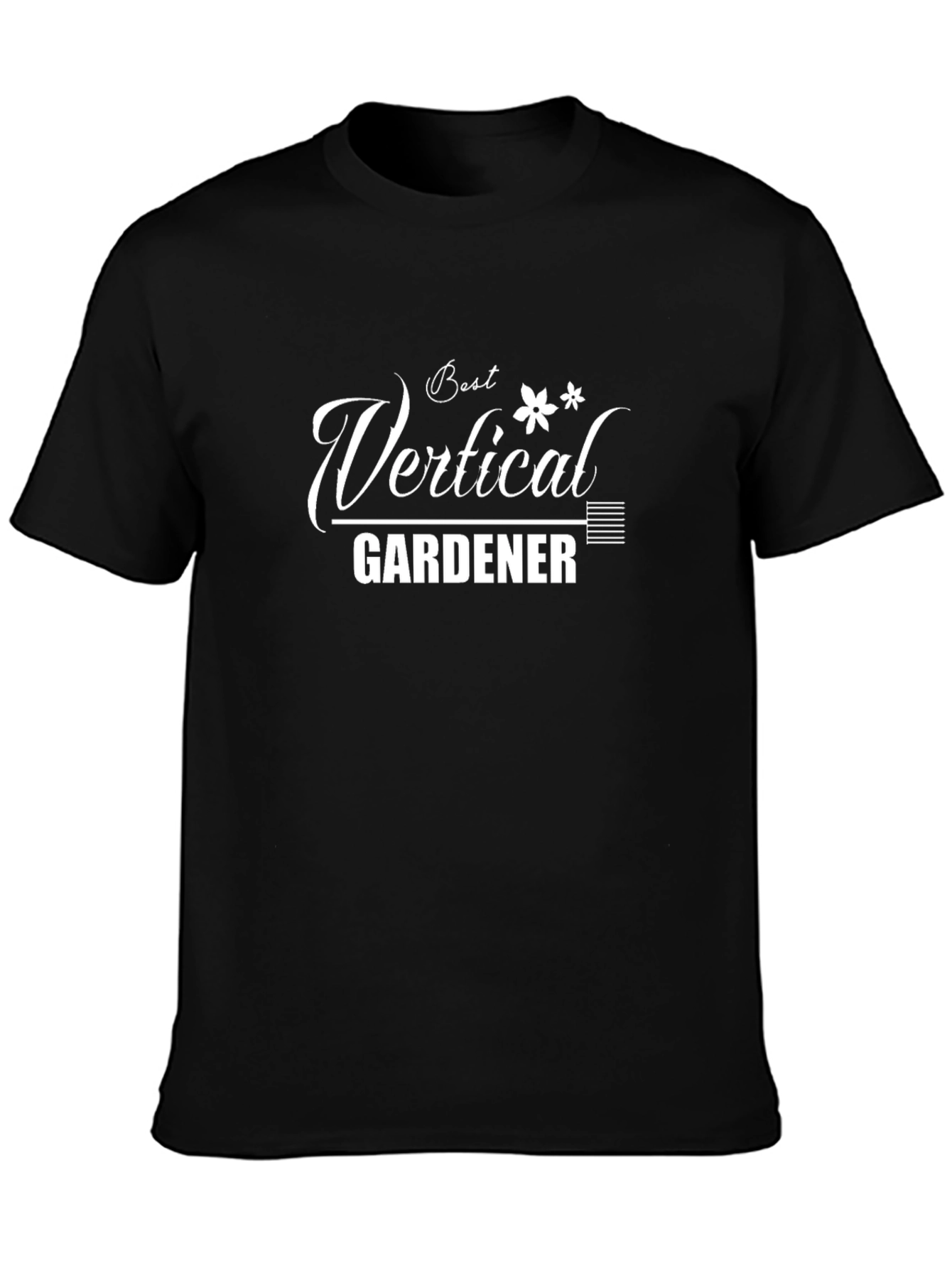 Best Vertical Gardener Black T-Shirt