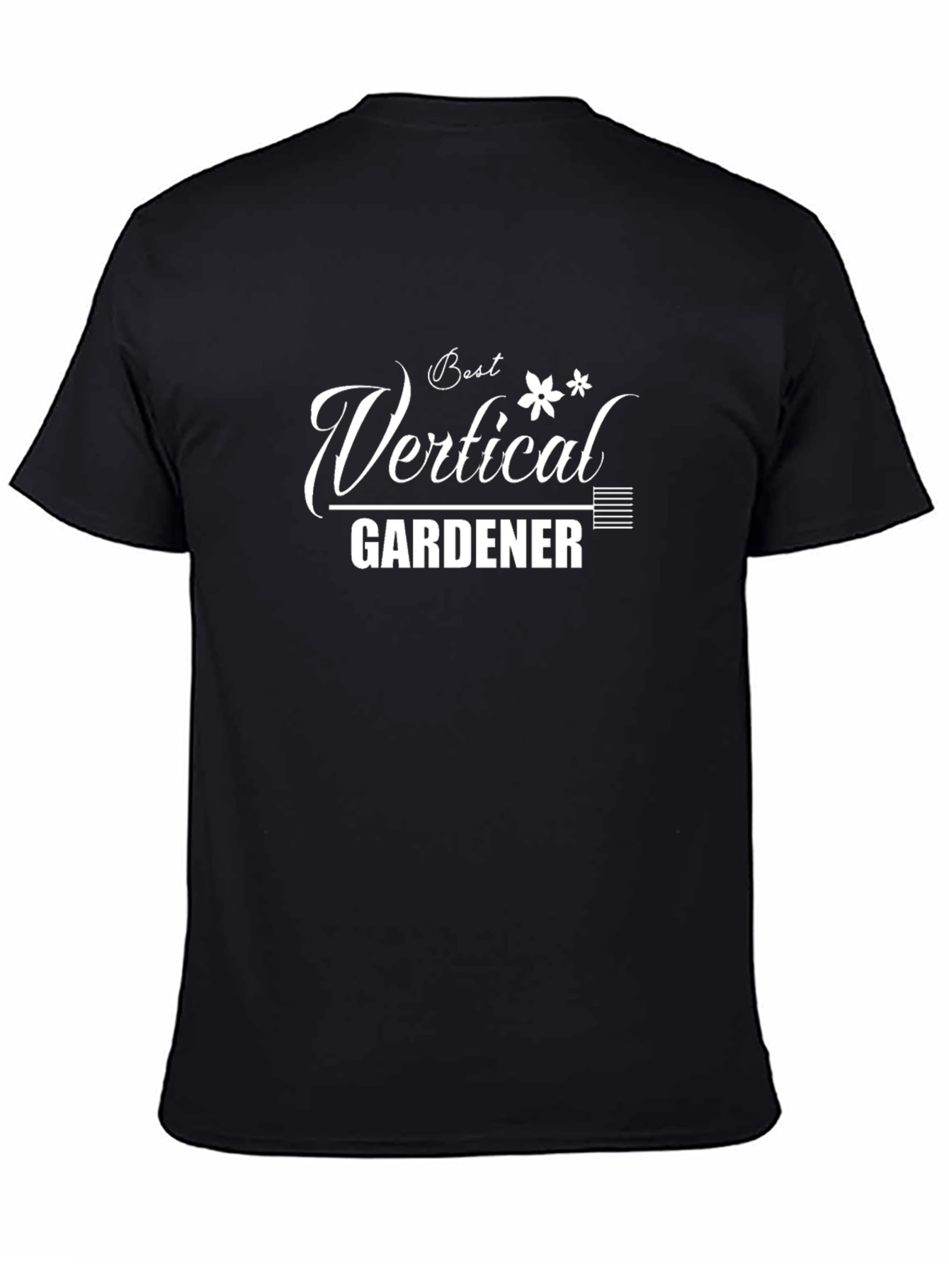 Best Vertical Gardener Black T-Shirt