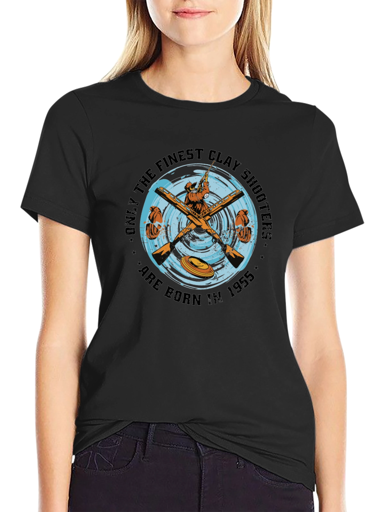 Finest Clay Shooters T-Shirt - Born in 1955