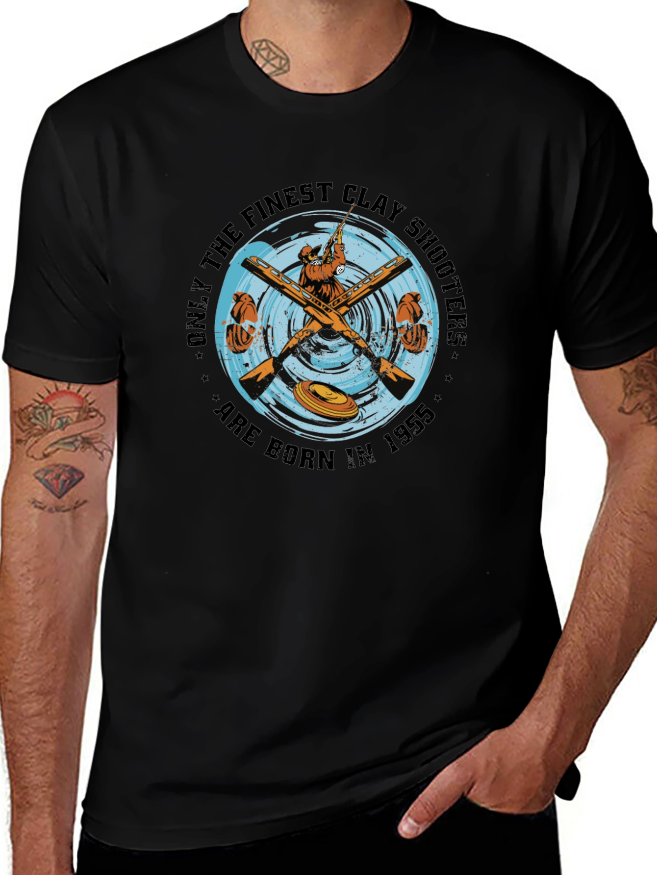 Finest Clay Shooters T-Shirt - Born in 1955