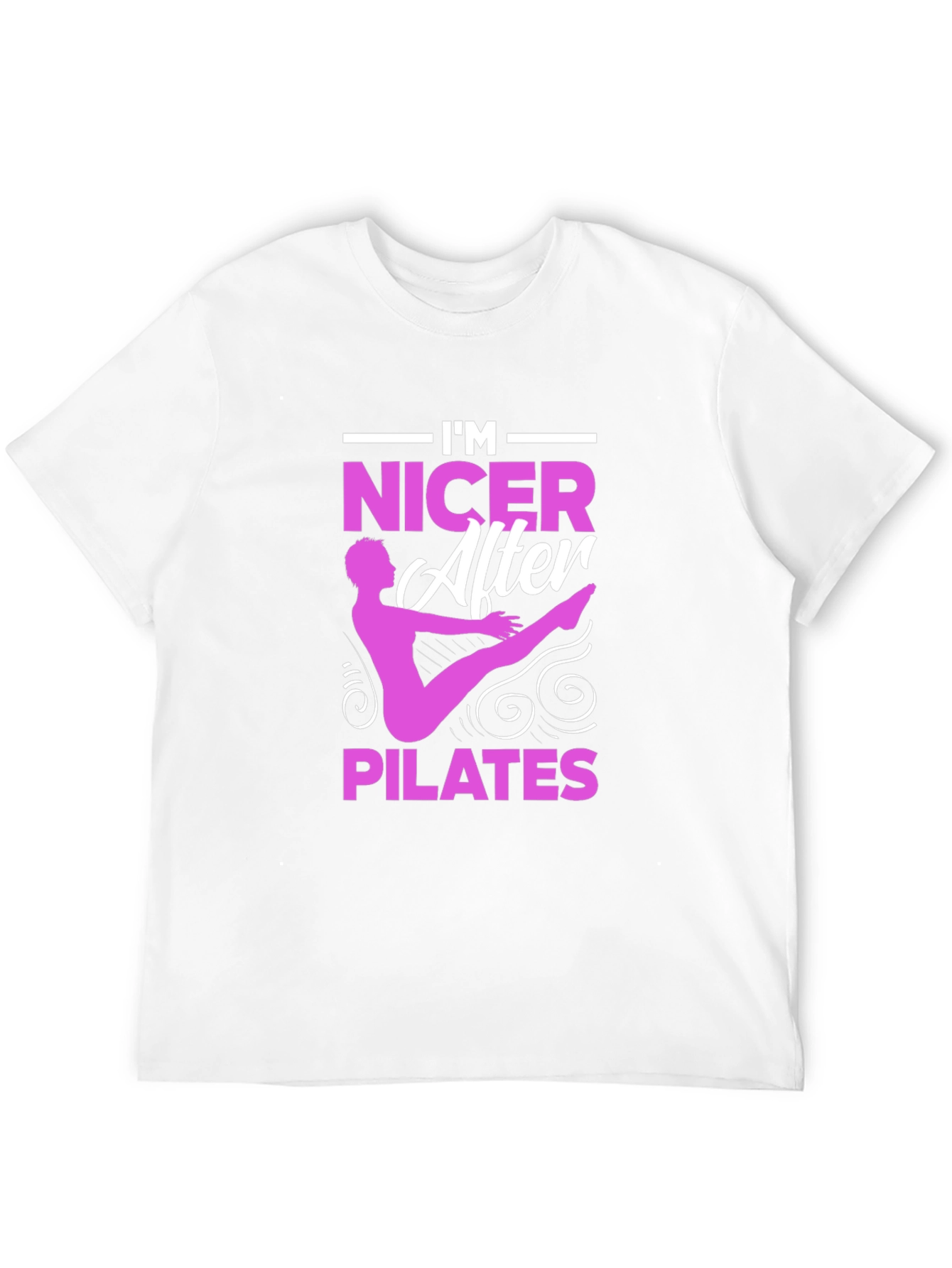 Im Nicer After Pilates Black Graphic T-Shirt