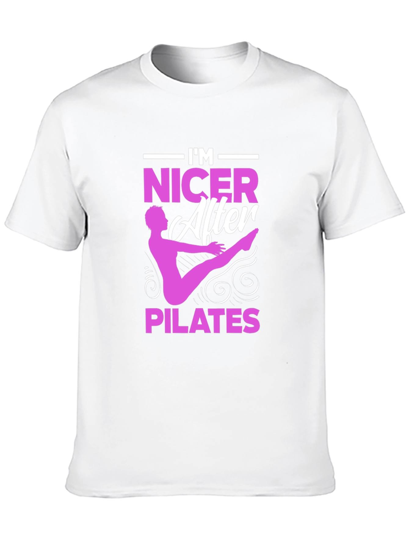 Im Nicer After Pilates Black Graphic T-Shirt