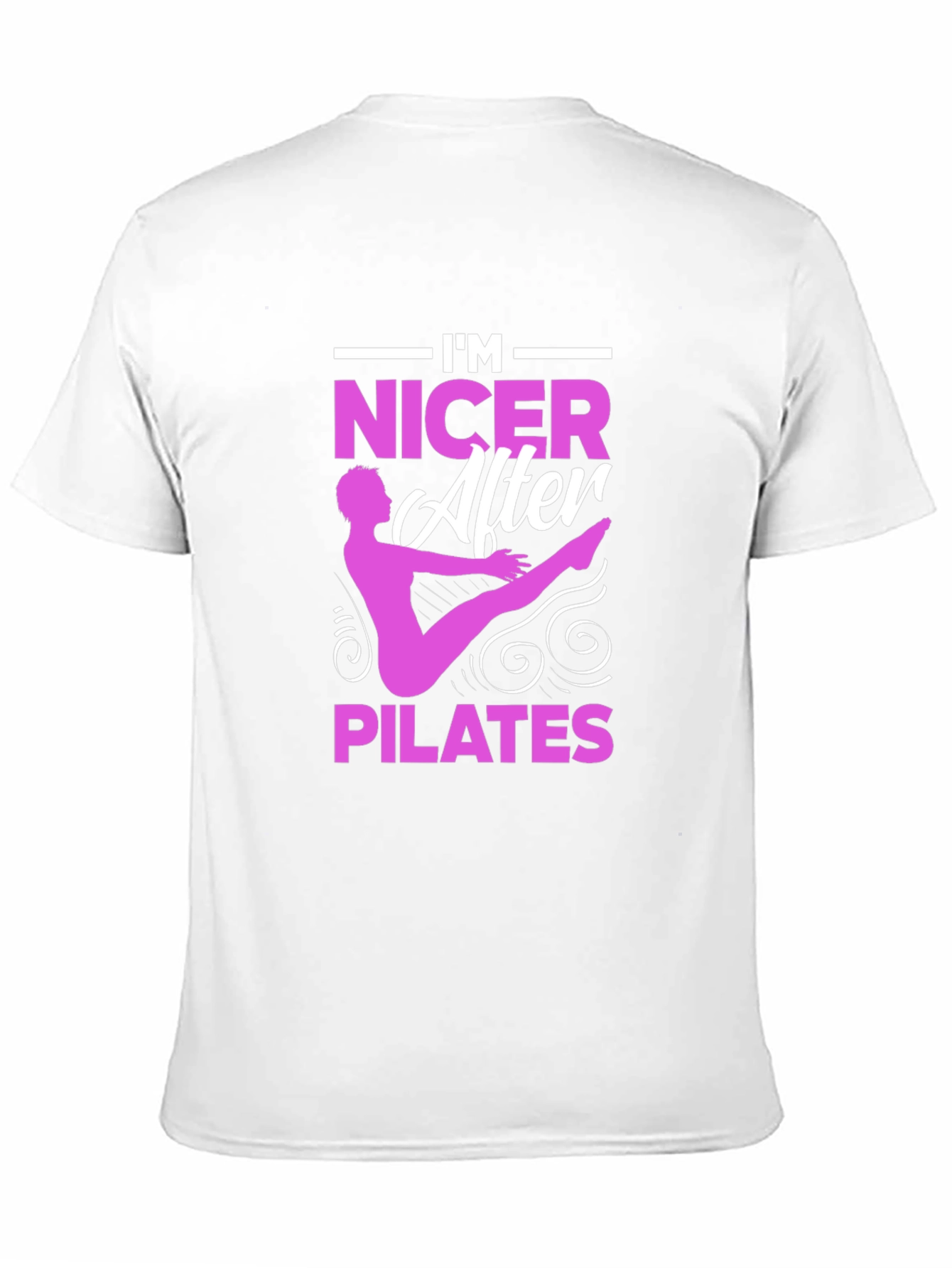Im Nicer After Pilates Black Graphic T-Shirt