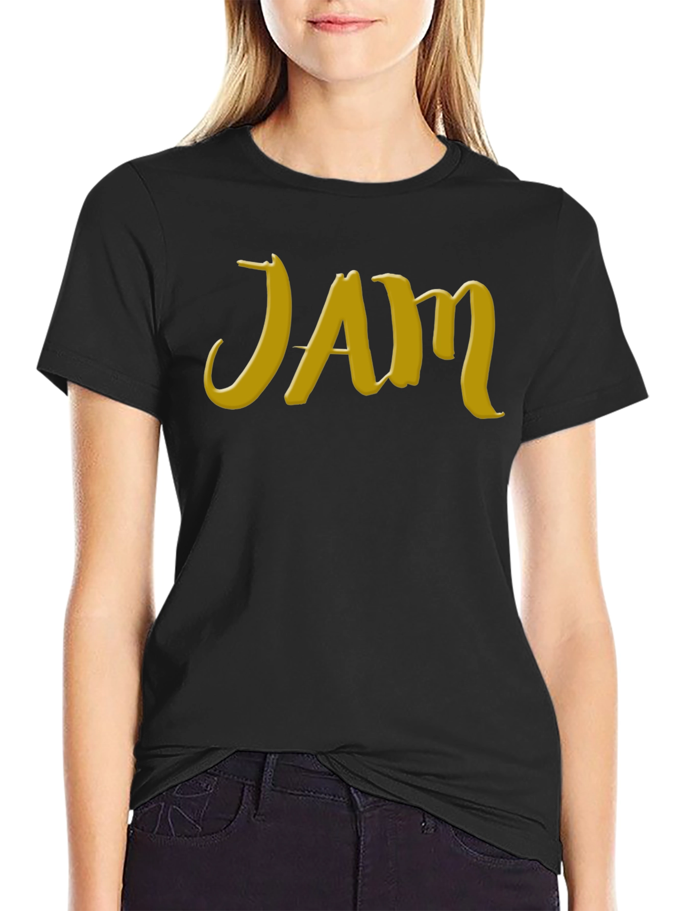 Mens Black T-Shirt - JAM Graphic Tee