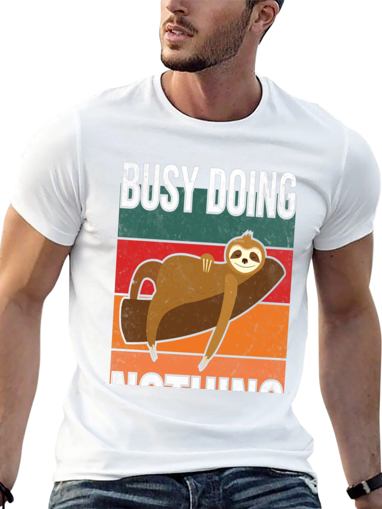 Busy Doing Nothing Sloth T-Shirt