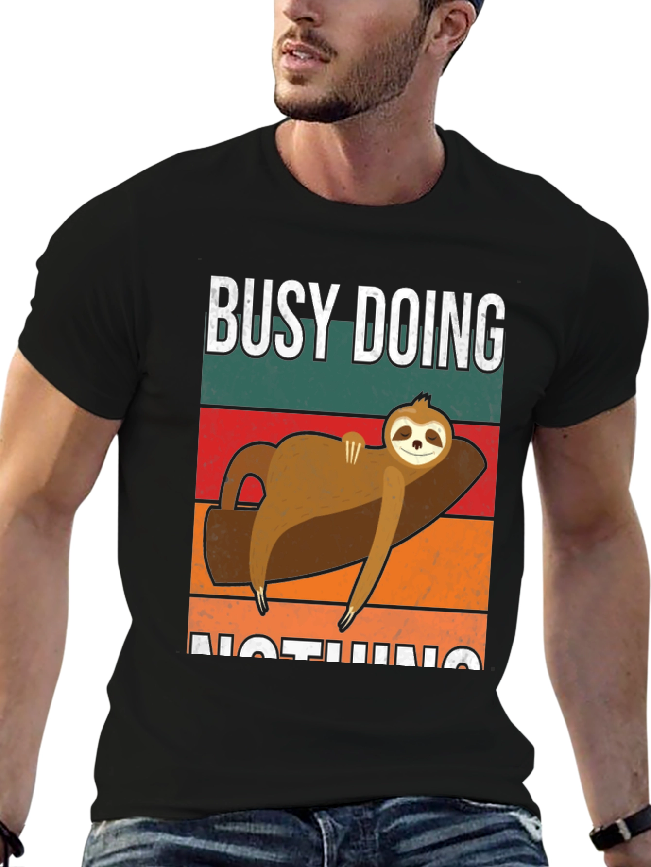 Busy Doing Nothing Sloth T-Shirt