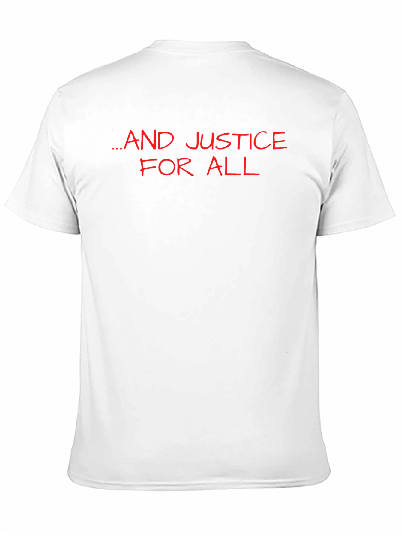 ...And Justice for All Black Graphic Tee