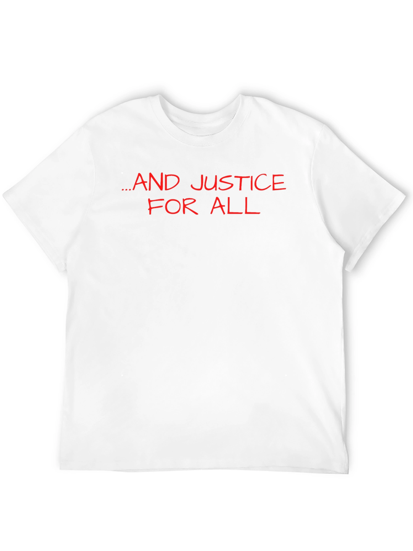 ...And Justice for All Black Graphic Tee