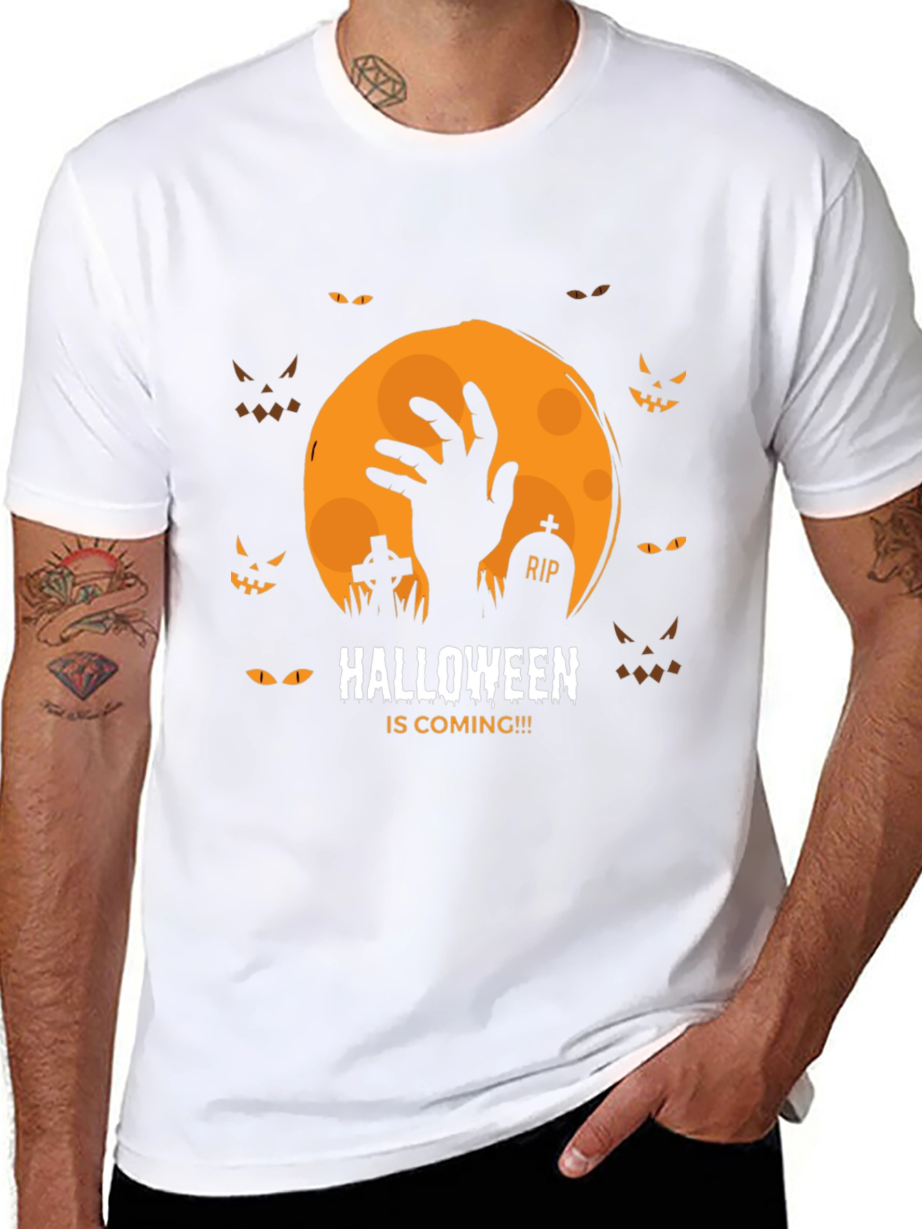 Halloween Is Coming Mens T-Shirt
