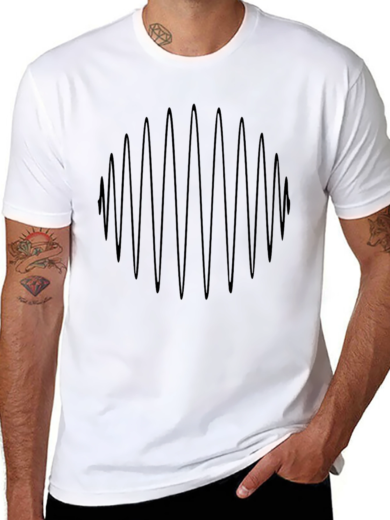 Black Graphic Tee - Arctic Monkeys Inspired