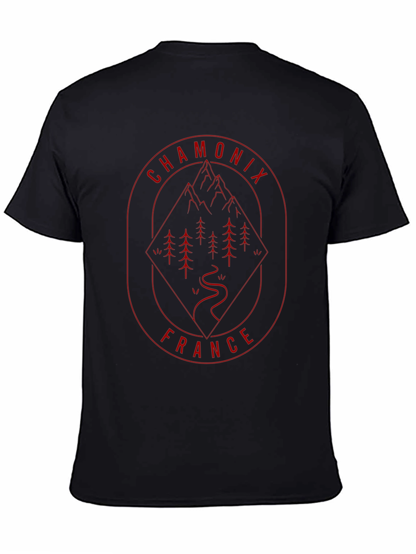Chamonix France T-Shirt - Mountain Adventure Design