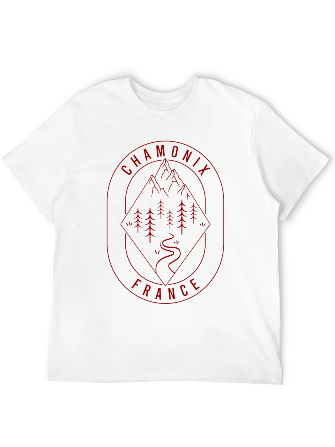 Chamonix France T-Shirt - Mountain Adventure Design