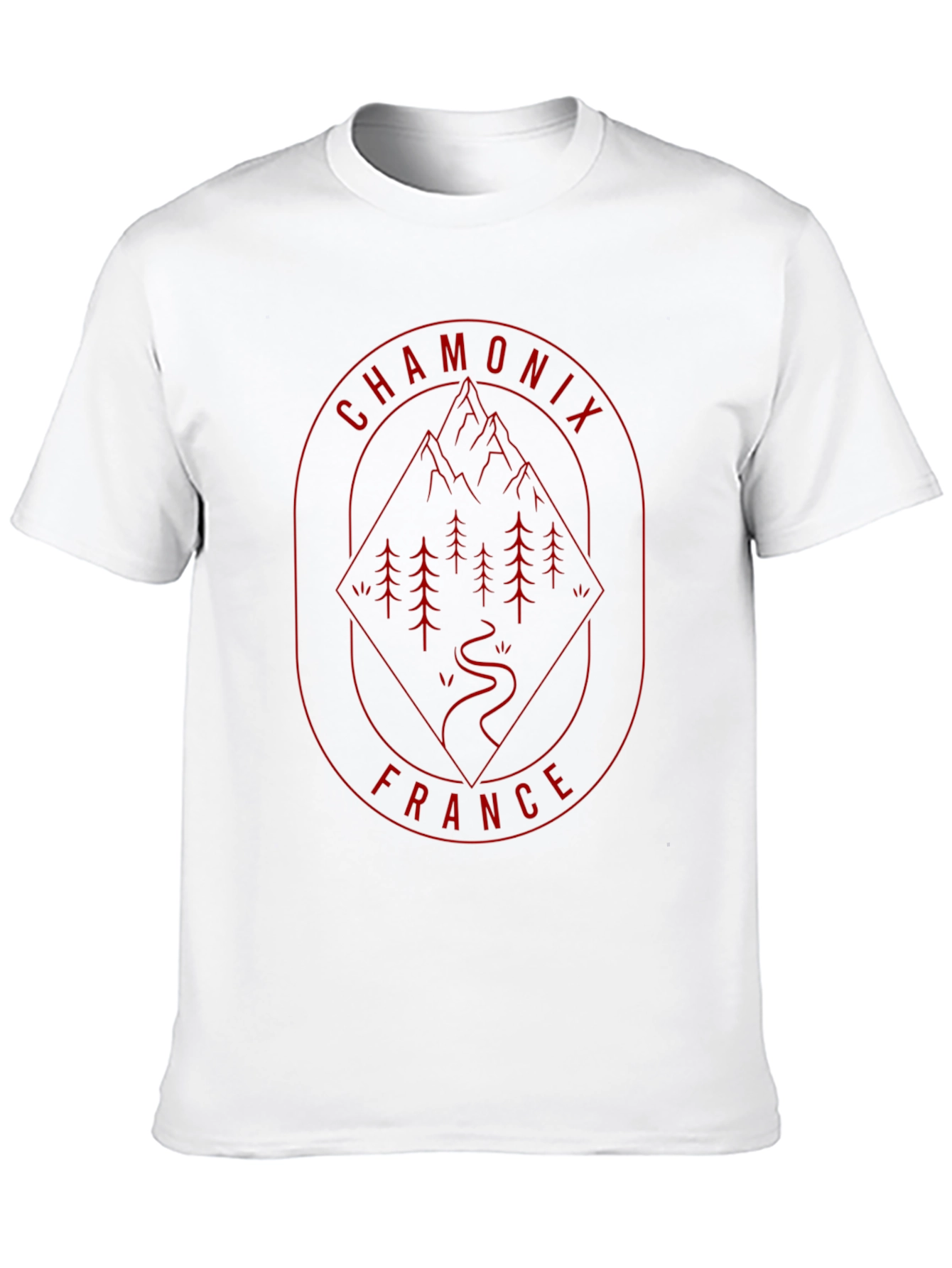 Chamonix France T-Shirt - Mountain Adventure Design