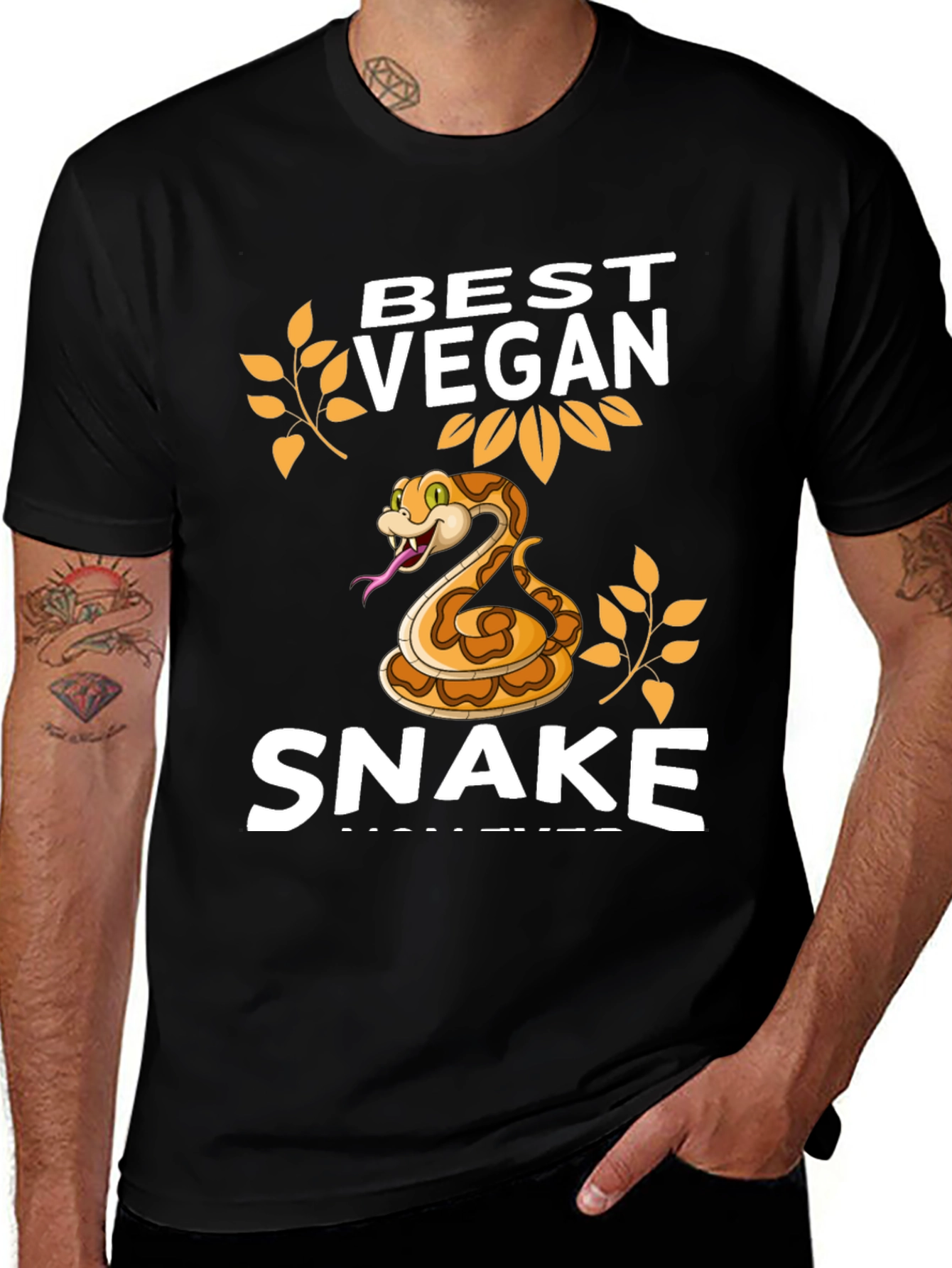 Best Vegan Snake T-Shirt - Funny Animal Lover Tee