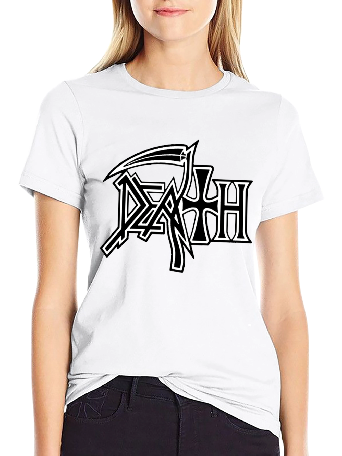 Death Band Logo Black T-Shirt - Metal Music Tee