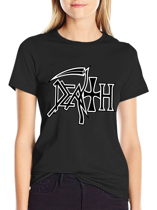 Death Band Logo Black T-Shirt - Metal Music Tee