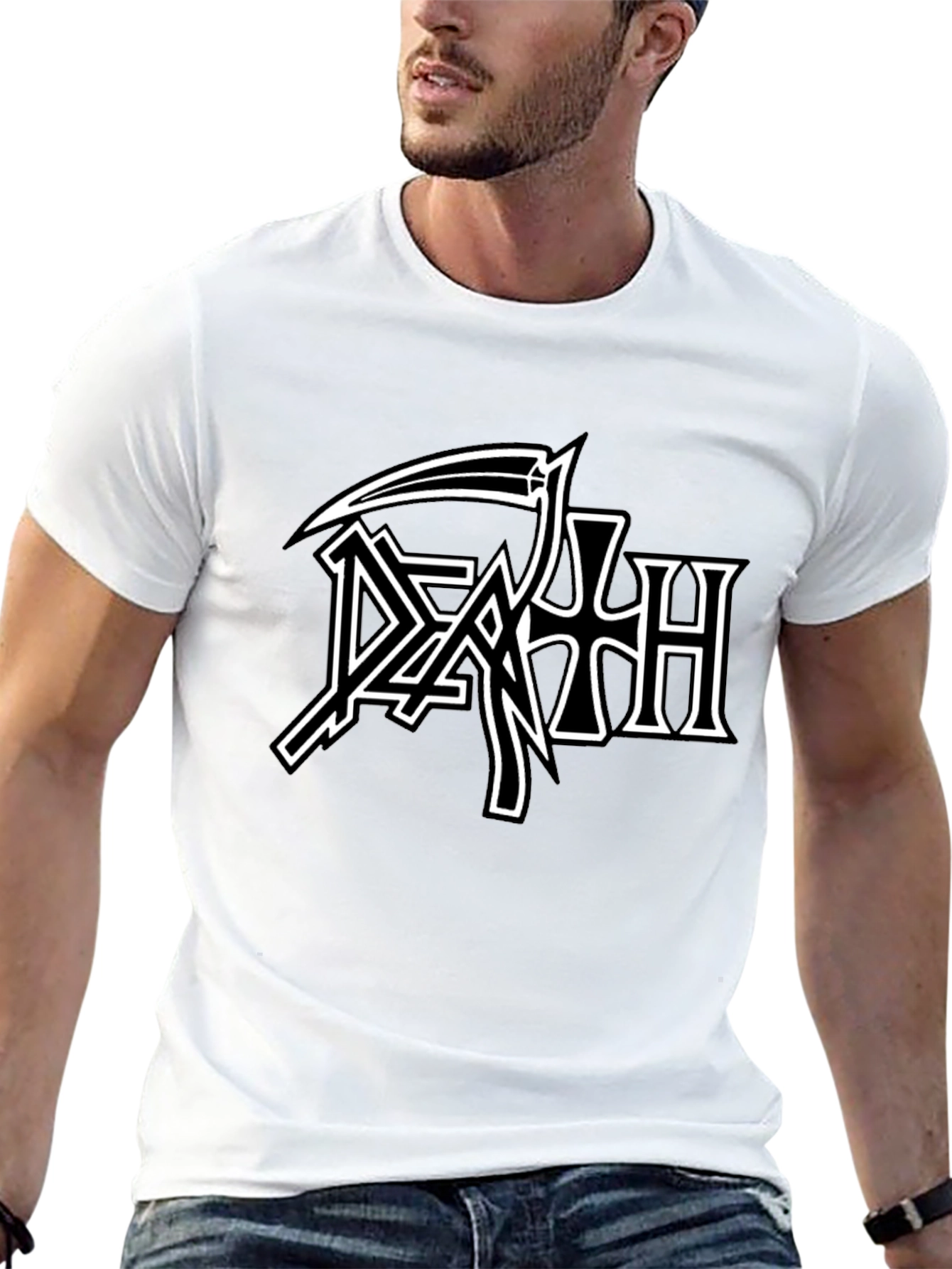 Death Band Logo Black T-Shirt - Metal Music Tee