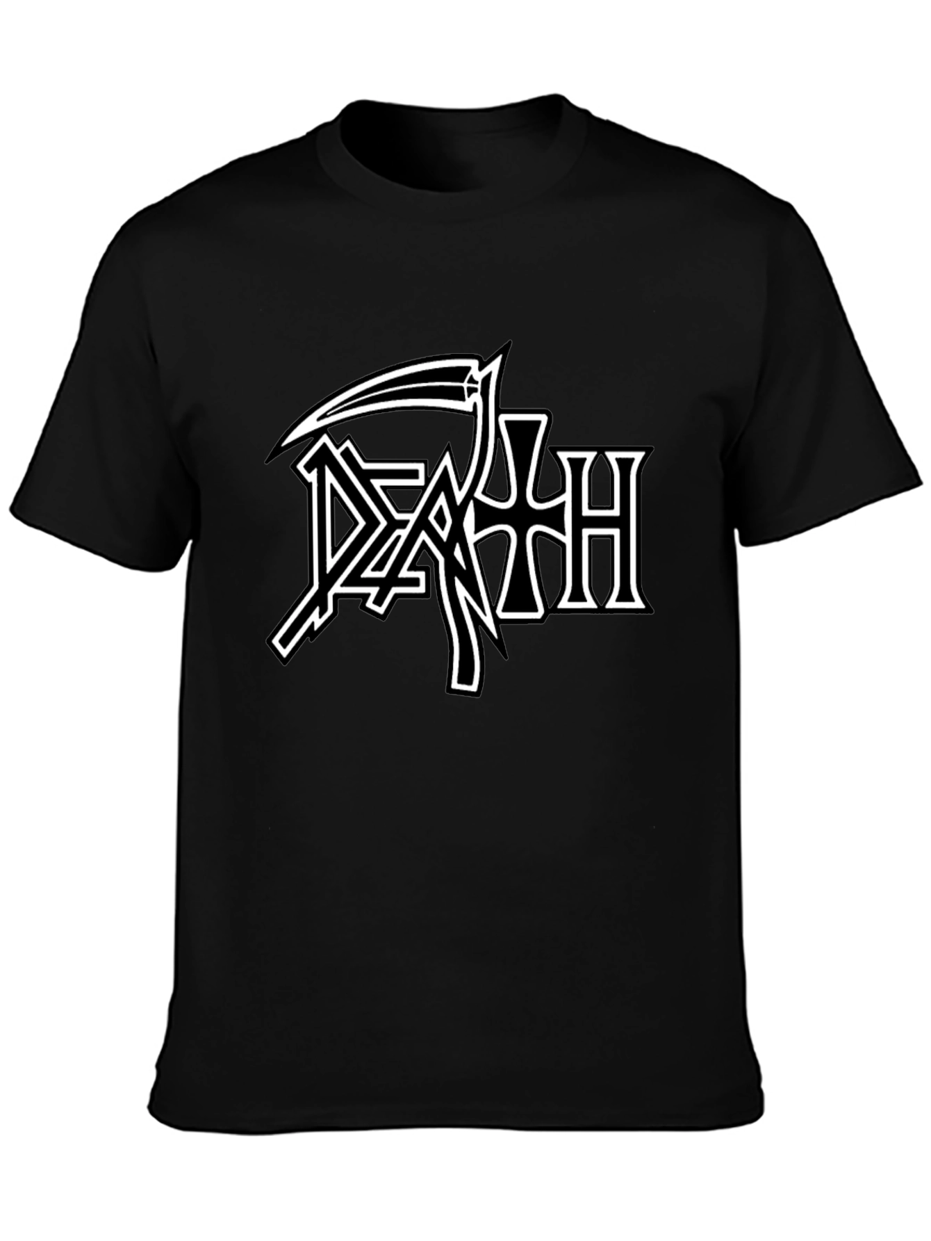 Death Band Logo Black T-Shirt - Metal Music Tee
