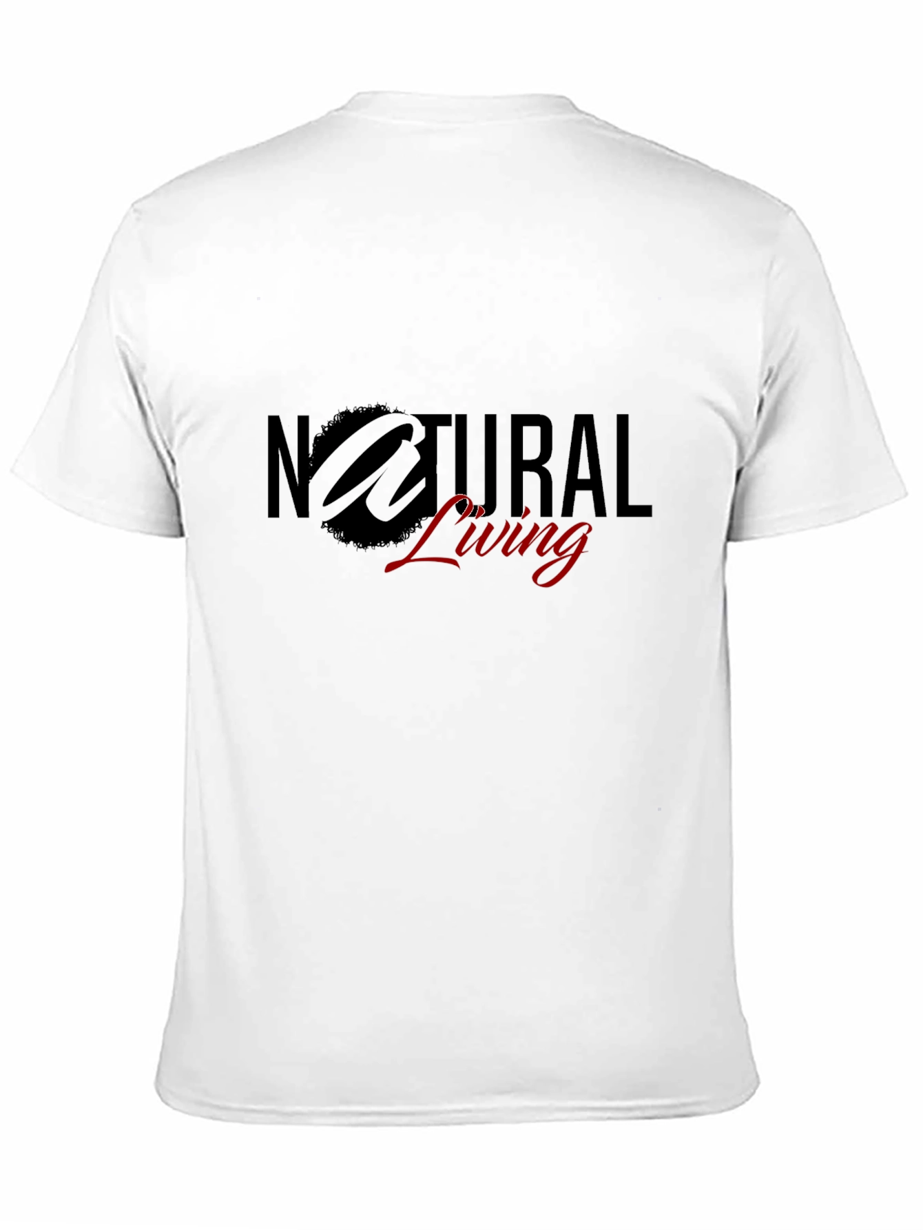 Natural Living Black T-Shirt