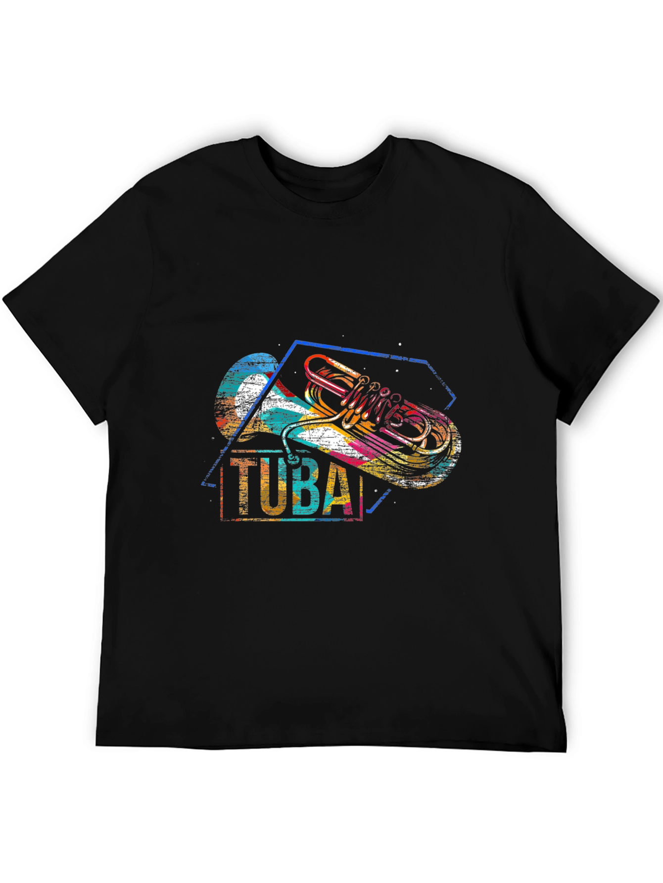 Tuba Player Graphic Tee - Music Lover T-Shirt