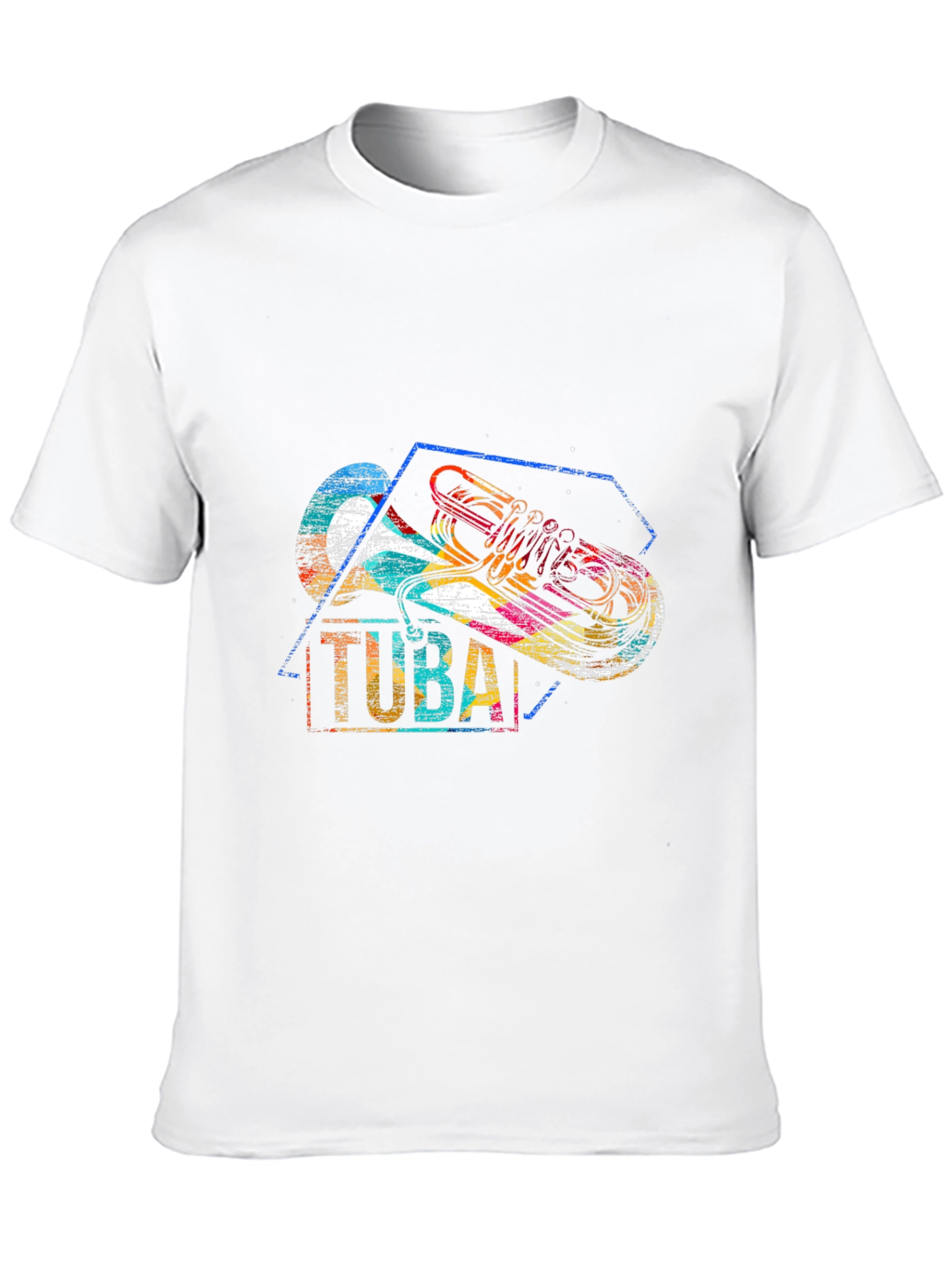 Tuba Player Graphic Tee - Music Lover T-Shirt