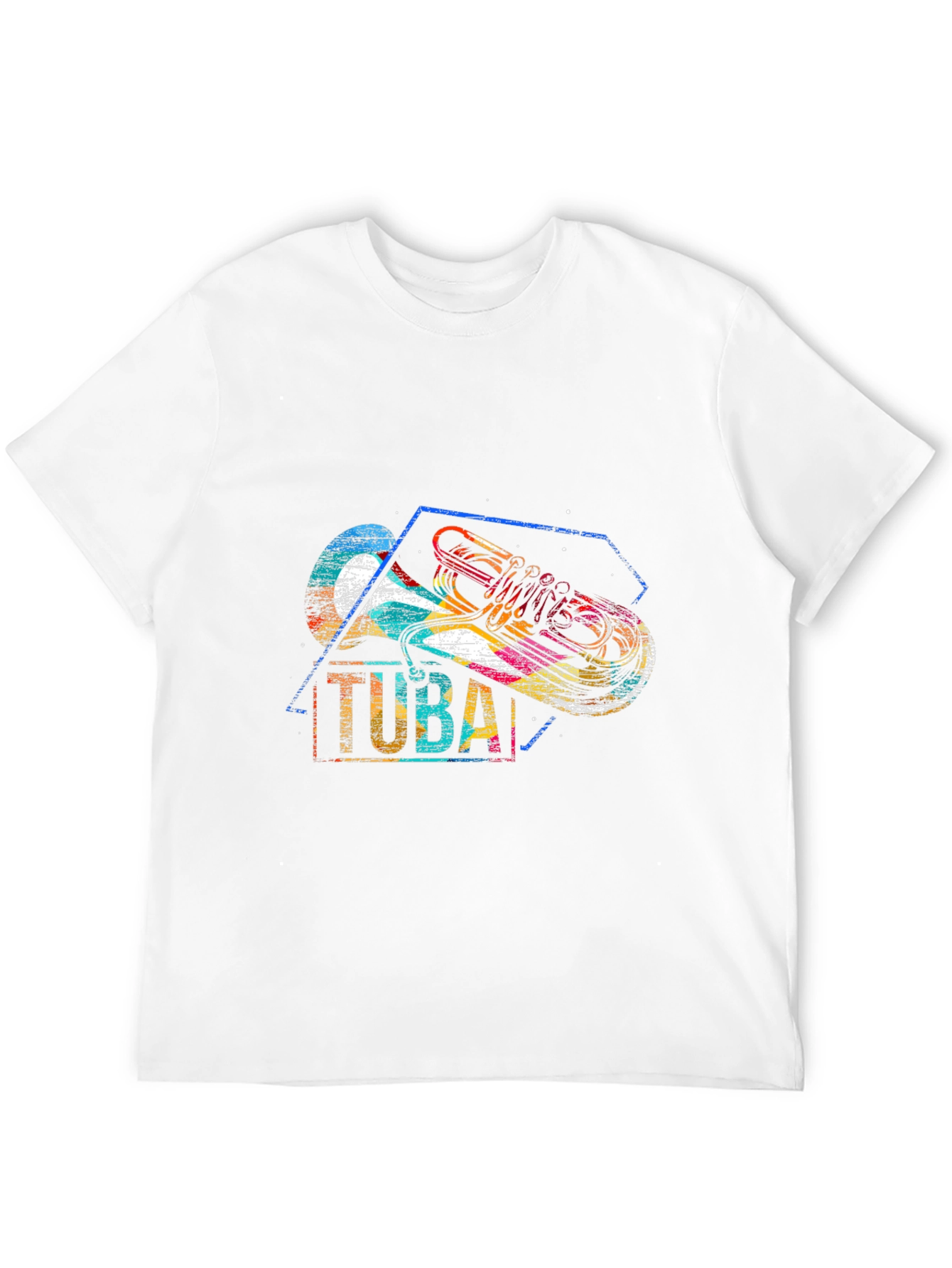 Tuba Player Graphic Tee - Music Lover T-Shirt
