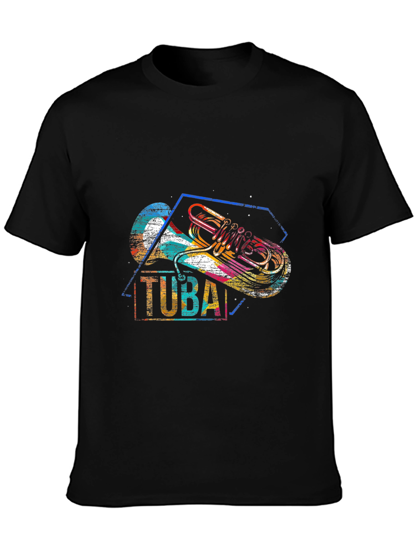 Tuba Player Graphic Tee - Music Lover T-Shirt