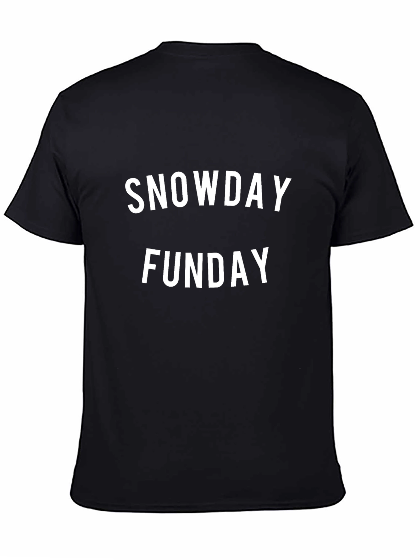 Snowday Funday Graphic Tee - Black T-Shirt
