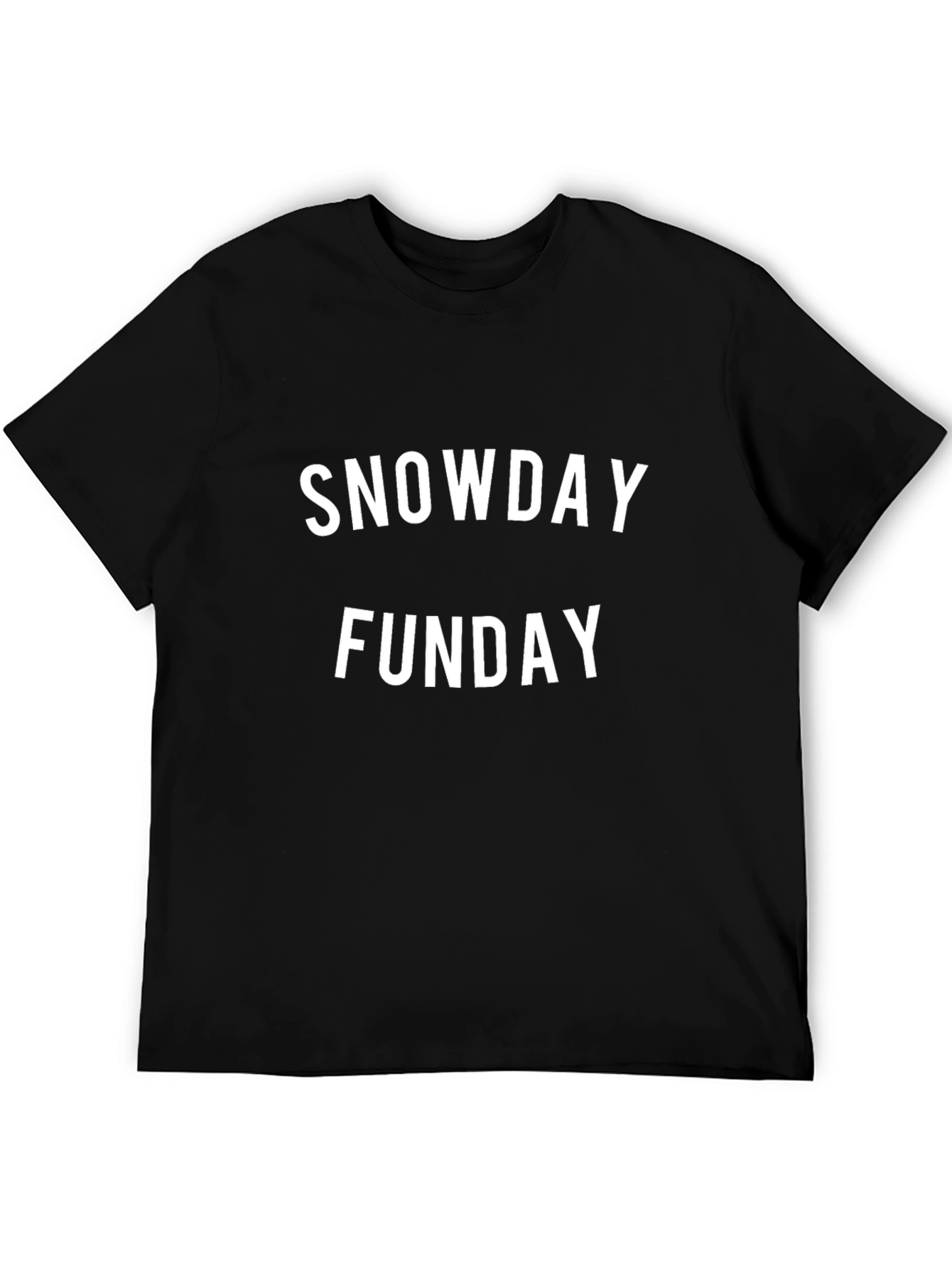 Snowday Funday Graphic Tee - Black T-Shirt