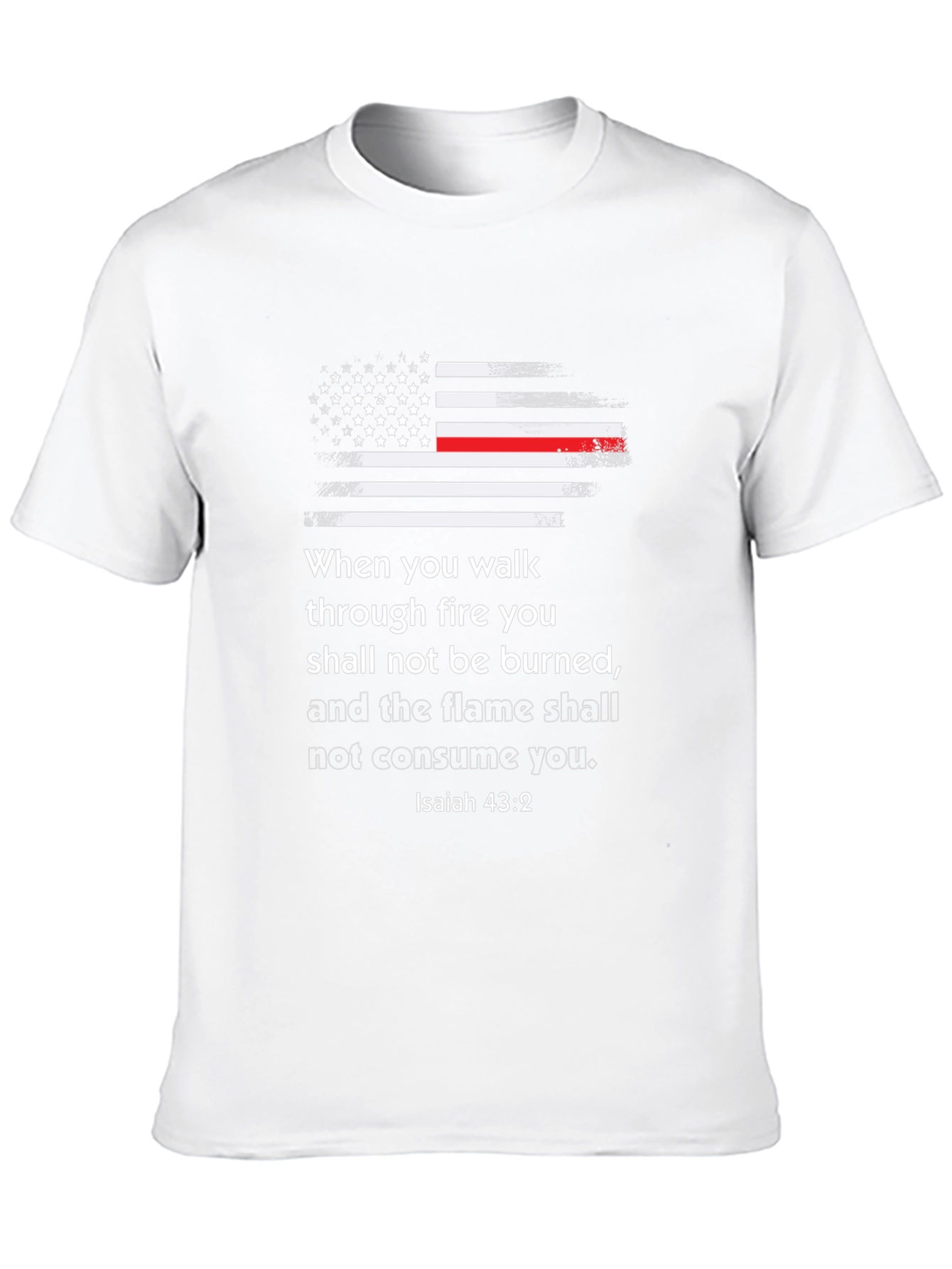 Firefighters Isaiah 43:2 Tee