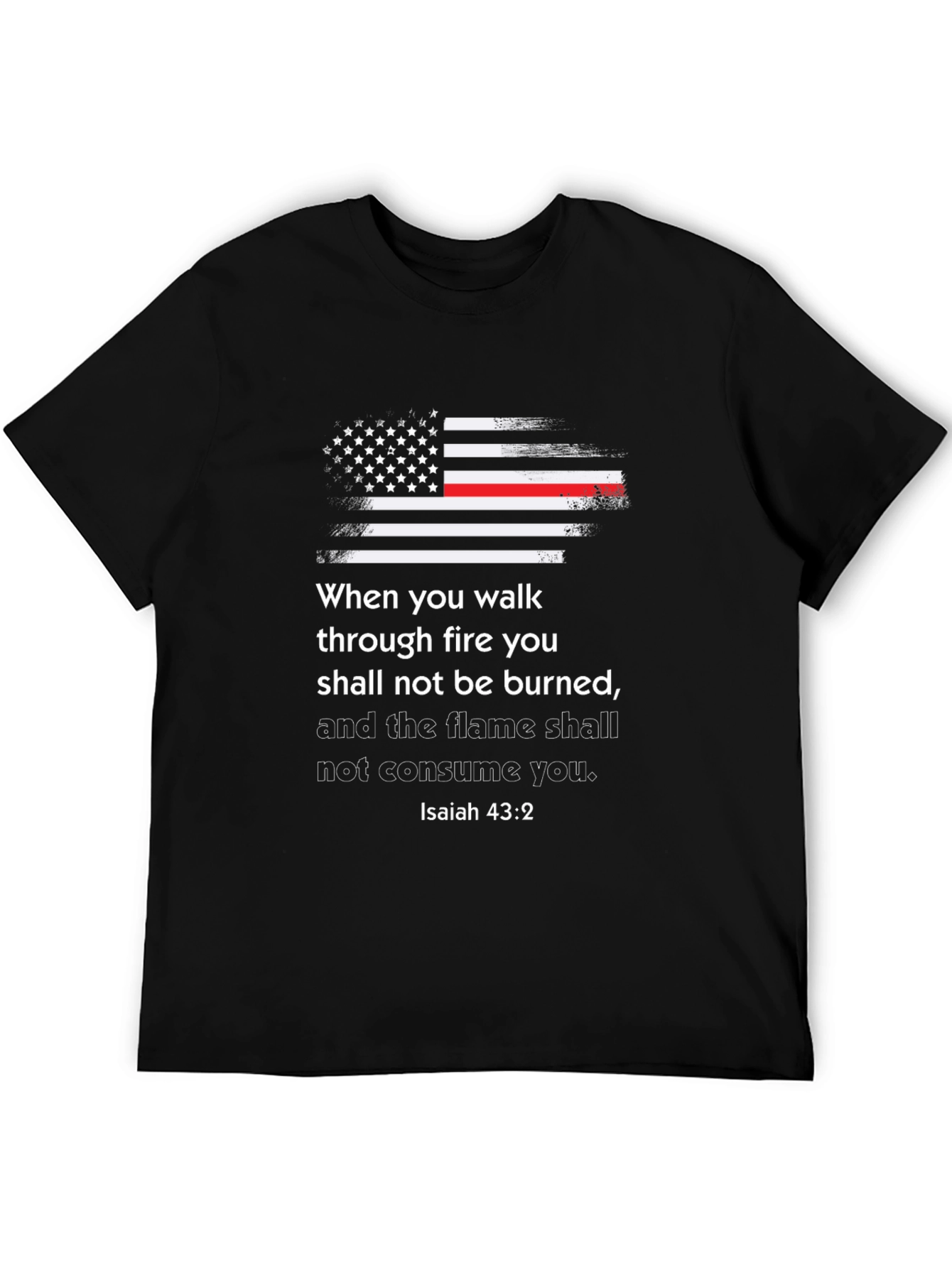 Firefighters Isaiah 43:2 Tee