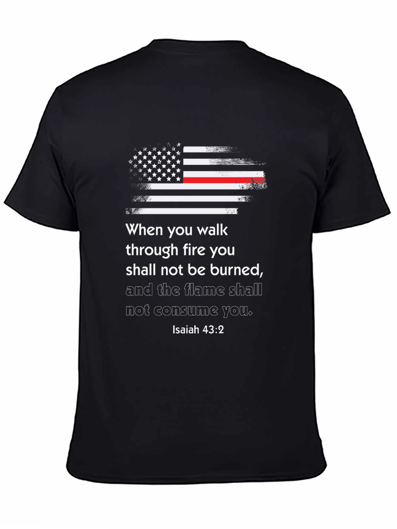 Firefighters Isaiah 43:2 Tee