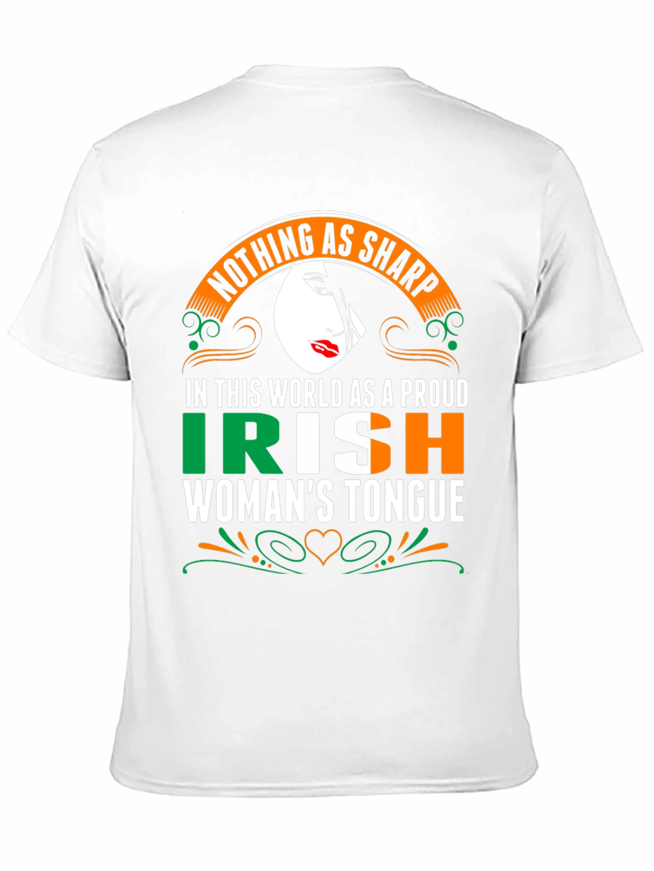 Proud Irish Womans Tongue Graphic Tee