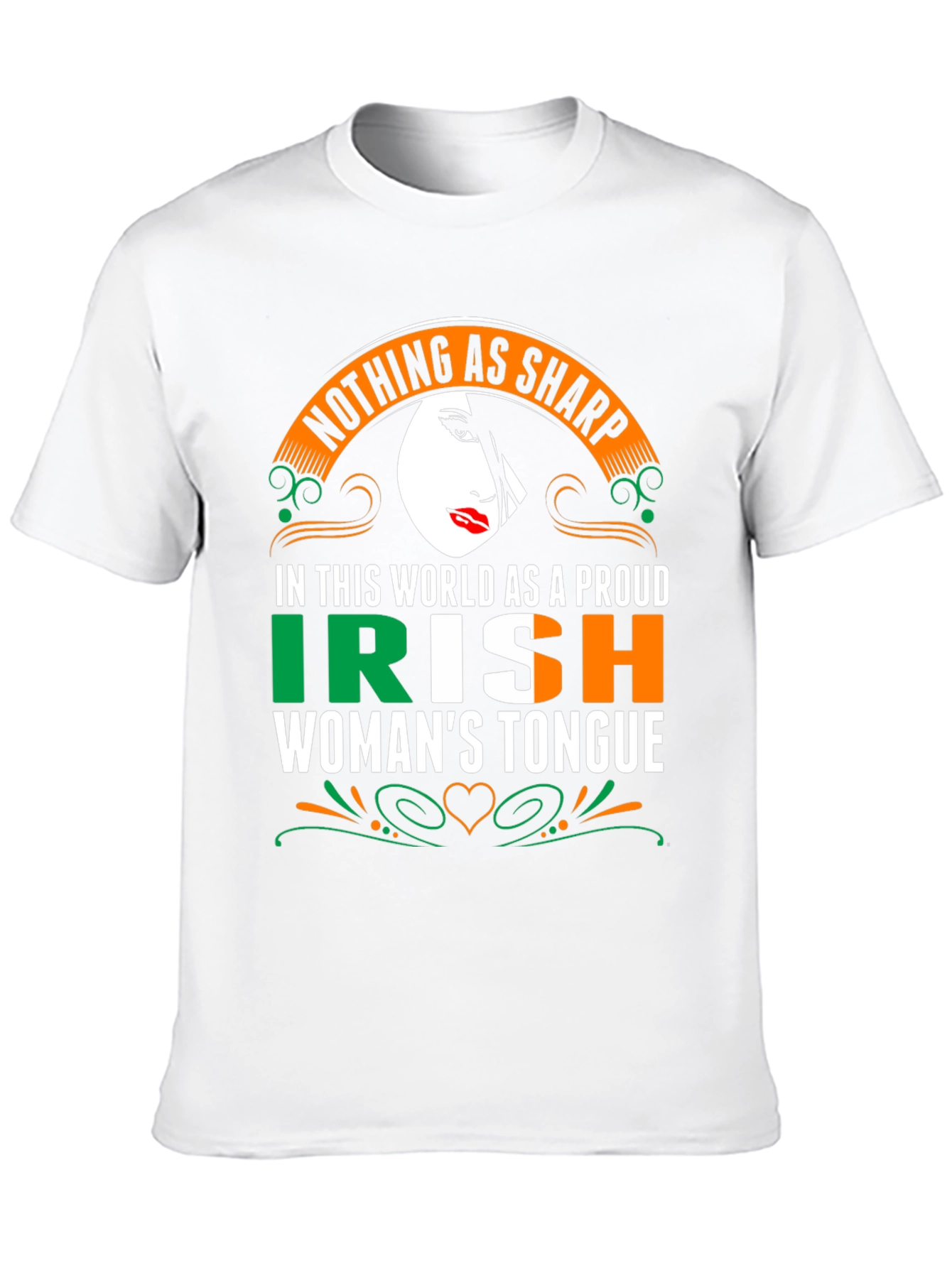 Proud Irish Womans Tongue Graphic Tee