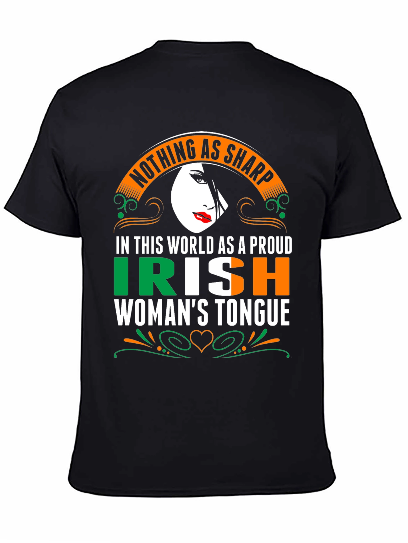 Proud Irish Womans Tongue Graphic Tee
