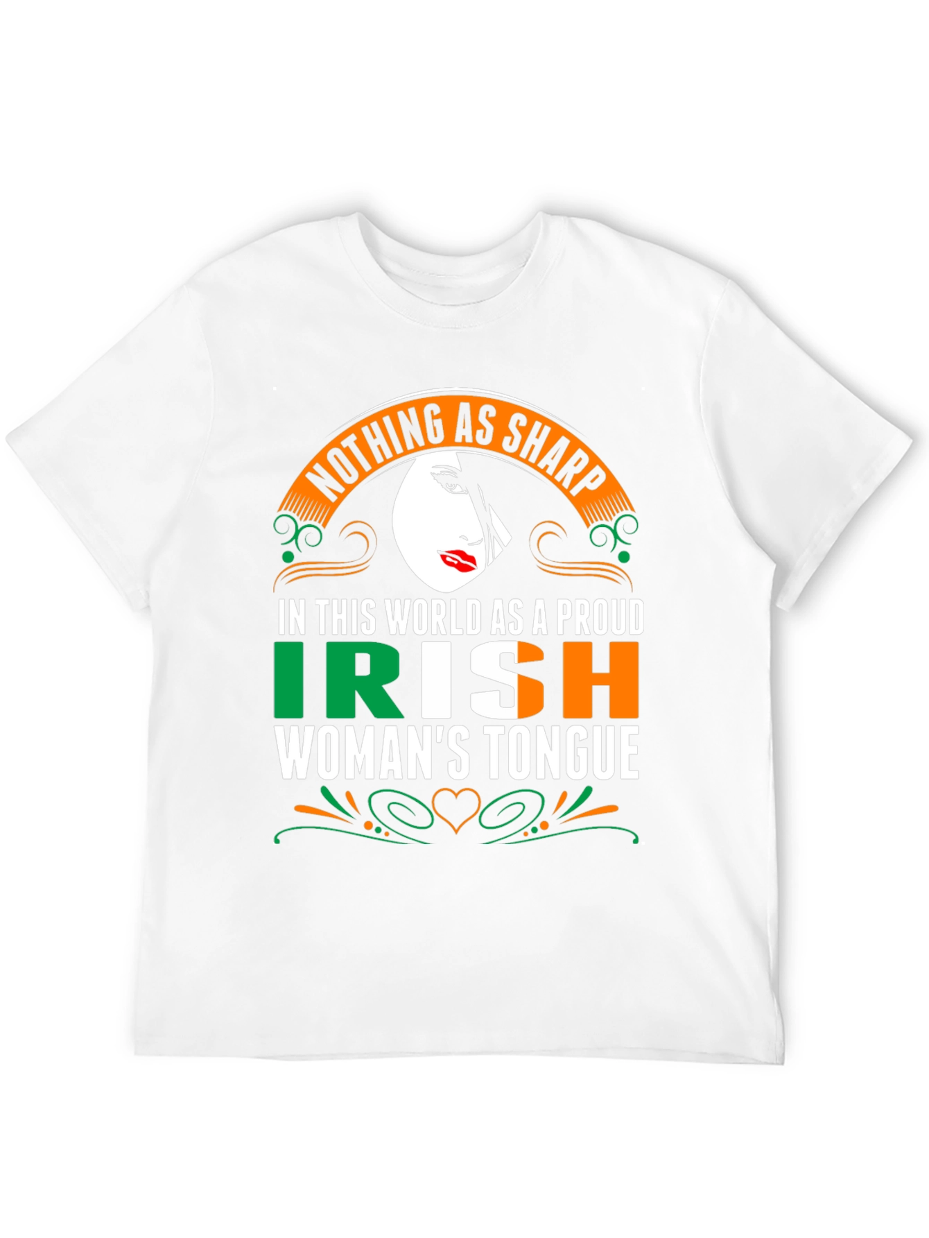 Proud Irish Womans Tongue Graphic Tee