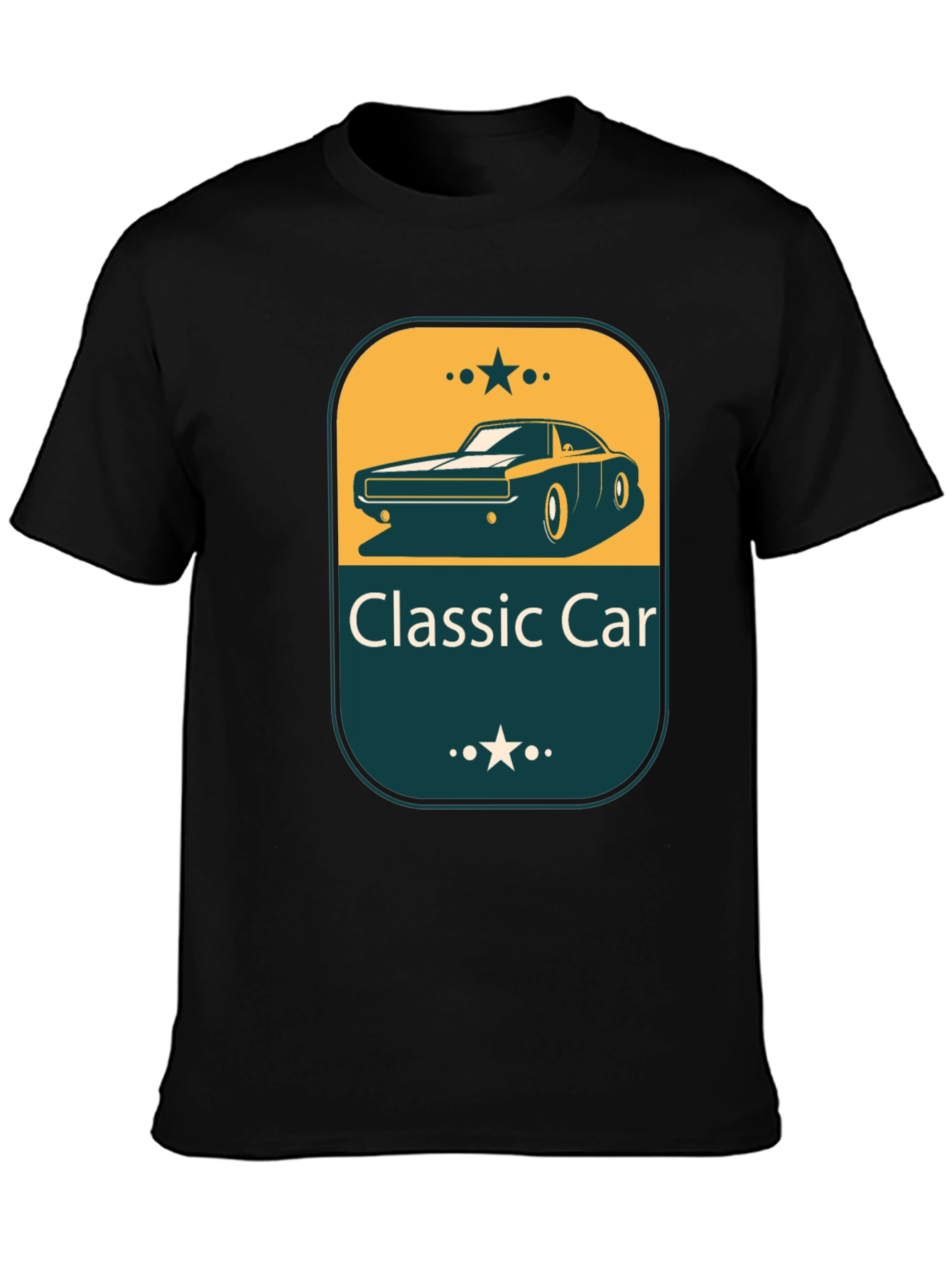 Classic Car Graphic T-Shirt - Retro Style