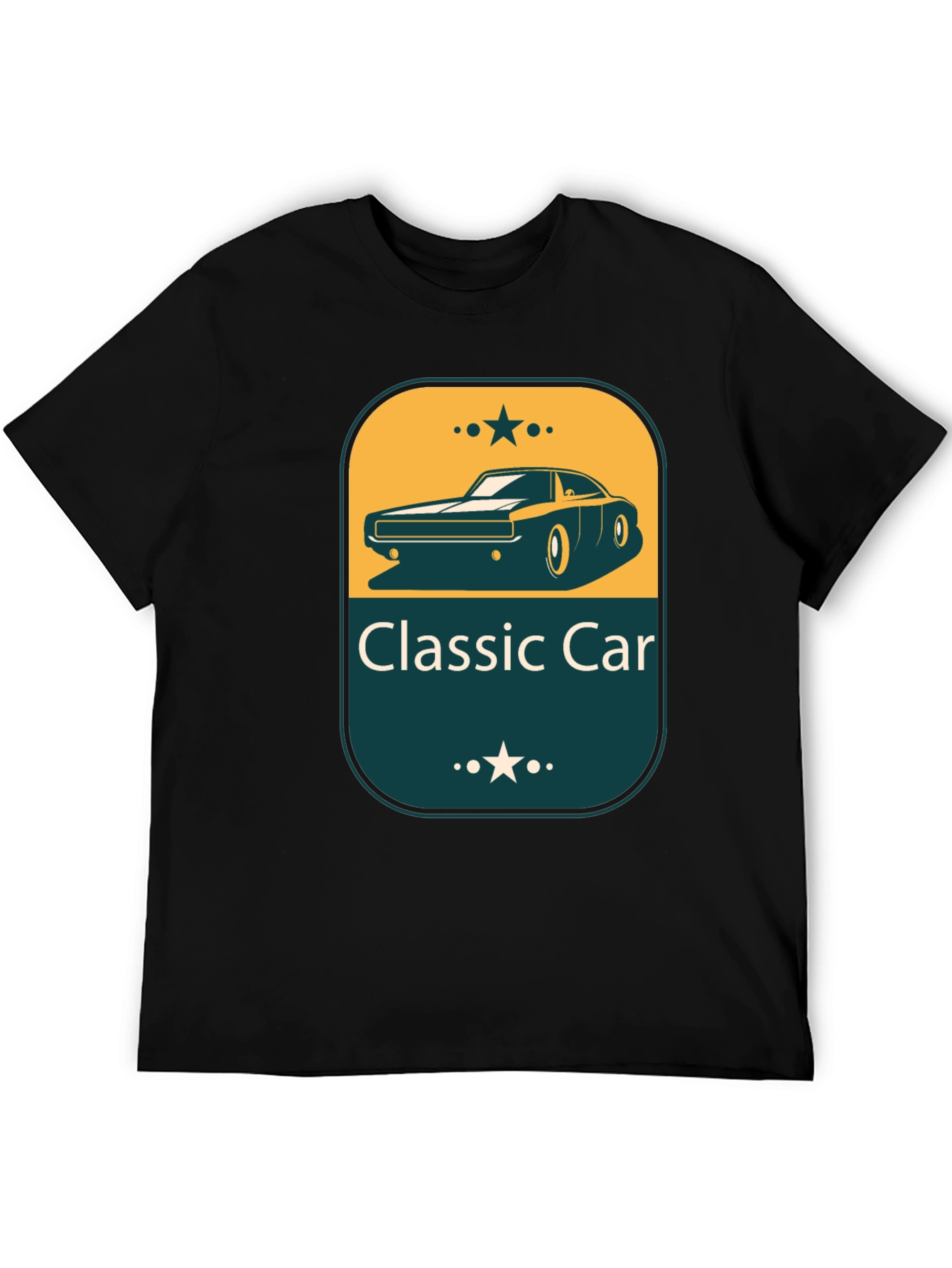 Classic Car Graphic T-Shirt - Retro Style